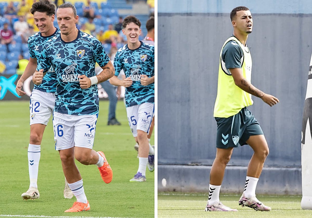 Ángel Recio y Rafita, los dos últimos canteranos en sumarse a la dinámica habitual del primer equipo.