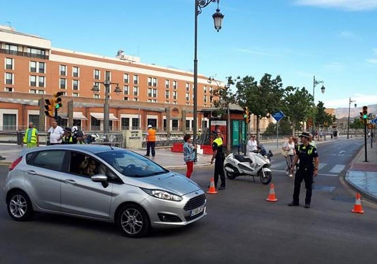 Cortes y desvíos de tráfico para este fin de semana en Málaga