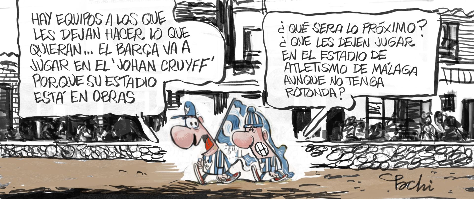 La actualidad deportiva de este mes de septiembre, en las viñetas de Pachi
