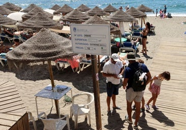 Los clientes pagarán de 10 a 60 euros según la zona y número de sombrillas.