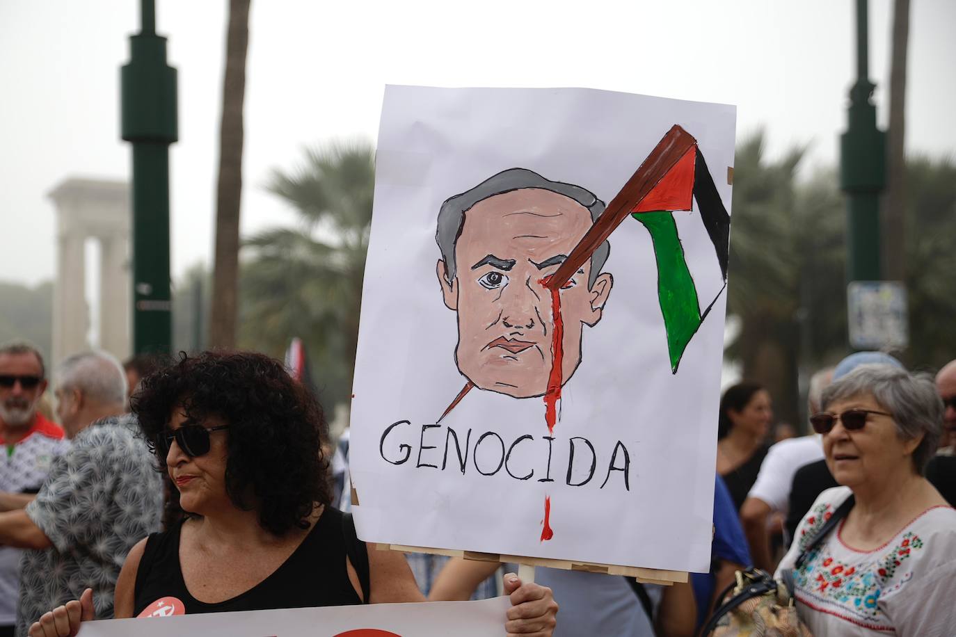 Más de dos mil personas en Málaga claman contra la masacre en Gaza