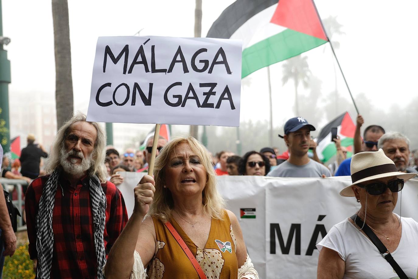 Más de dos mil personas en Málaga claman contra la masacre en Gaza