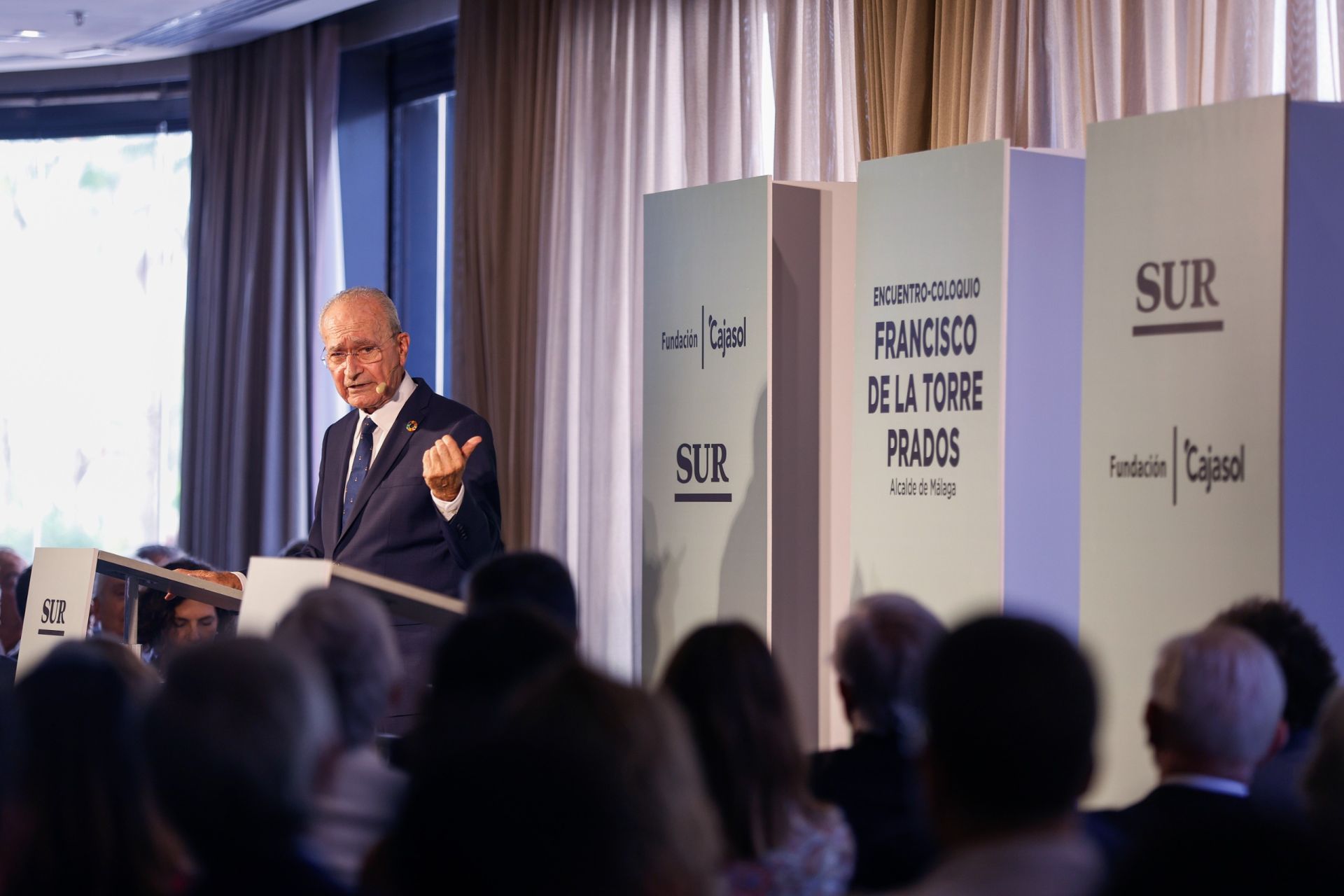 El alcalde de Málaga abre el nuevo curso político en un coloquio de SUR
