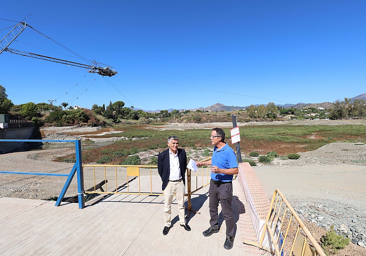 El teniente de alcalde sampedreño, Javier García, en Las Medranas.