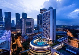 Imagen del hotel del Unicaja en Singapur.