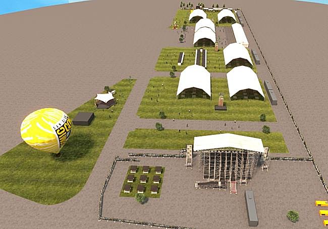 Así quedará el 'Village' de la Comic-Con en el exterior de Fycma.