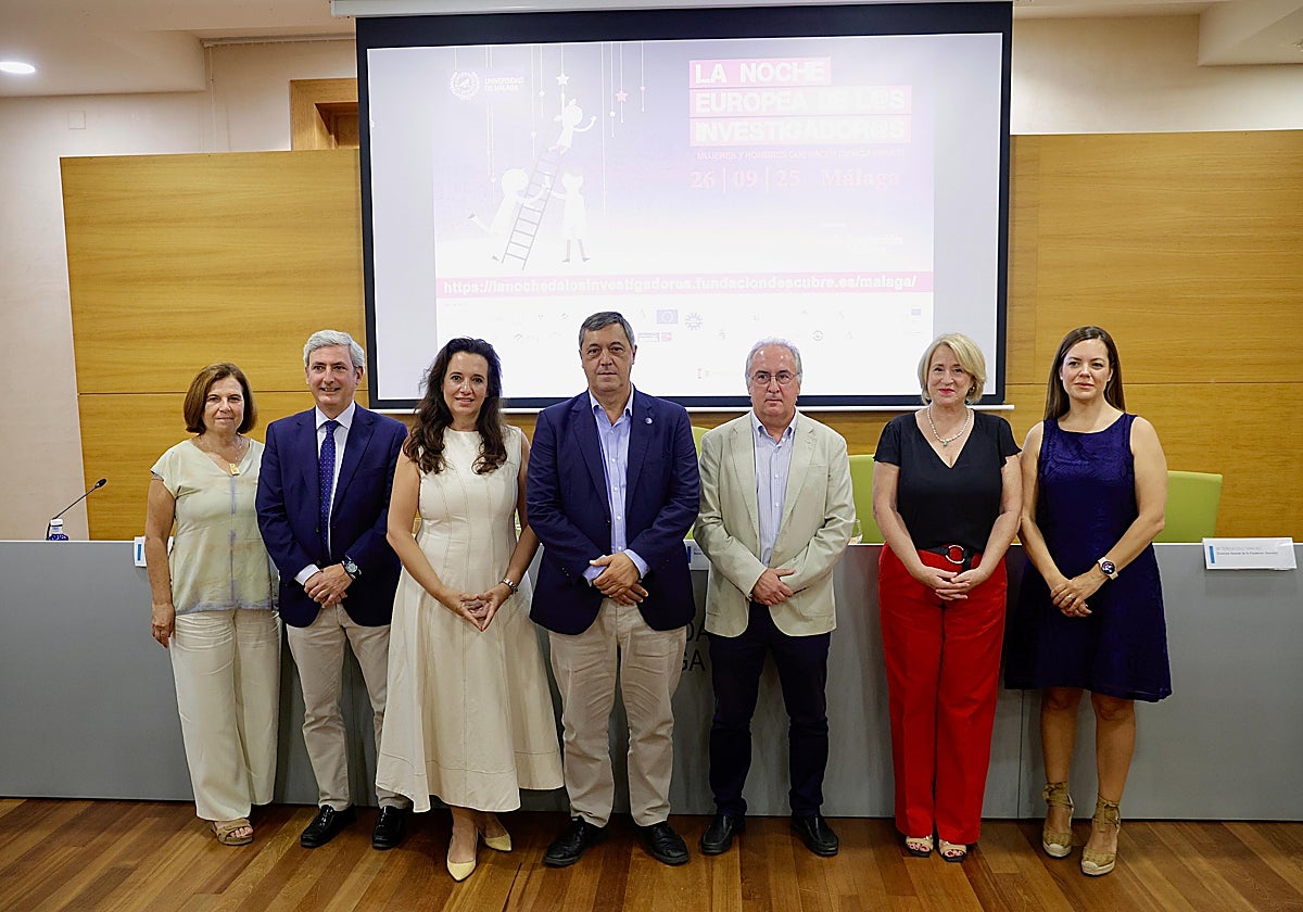 Presentación de la Noche Europea de los Investigadores, este jueves en el Rectorado.