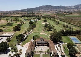 El Real Guadalhorce Club de Golf, visto desde arriba.