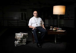 José Antonio Satué, nuevo obispo de Málaga, durante la entrevista con SUR.