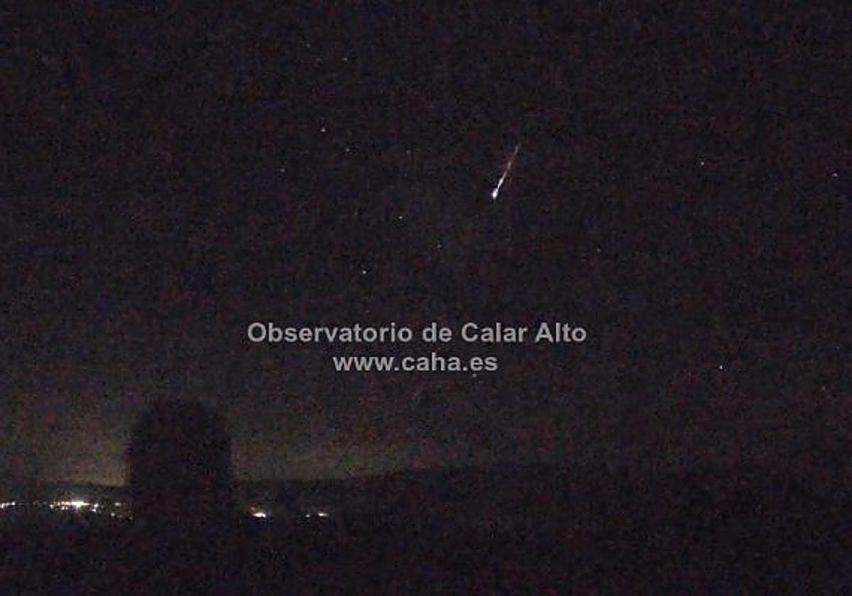El bólido fue registrado en los detectores del Proyecto SMART