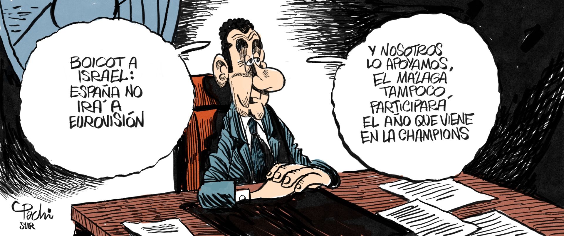 La actualidad deportiva de este mes de septiembre, en las viñetas de Pachi