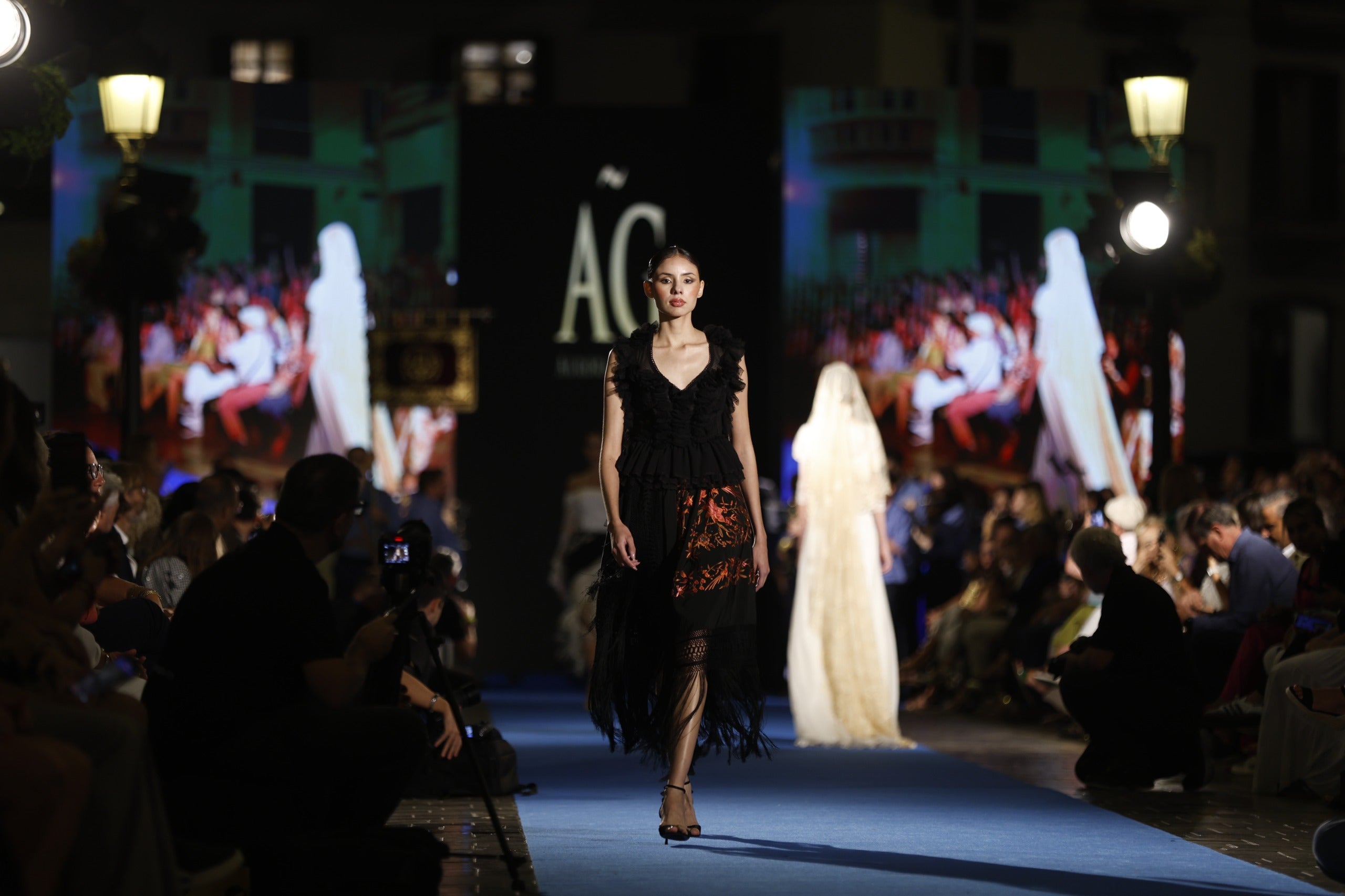 Aurora Gaviño en la Pasarela Larios.