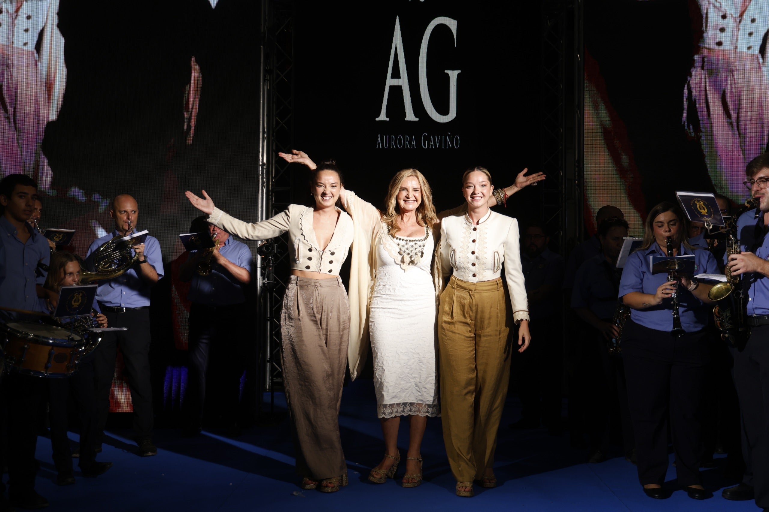 Aurora Gaviño en la Pasarela Larios.