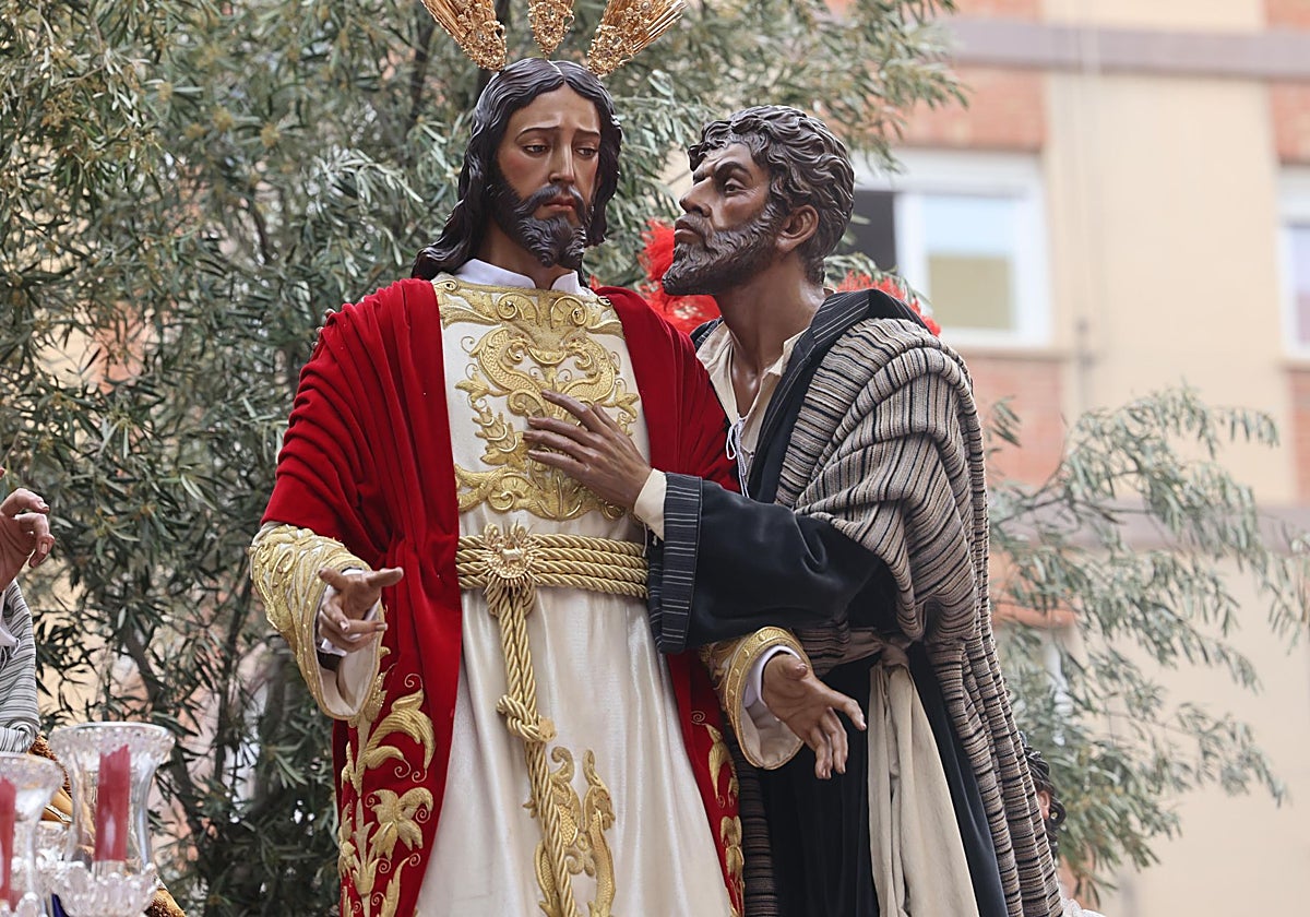 Jesús del Prendimiento en su salida procesional del pasado Domingo de Ramos.