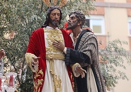 Jesús del Prendimiento en su salida procesional del pasado Domingo de Ramos.