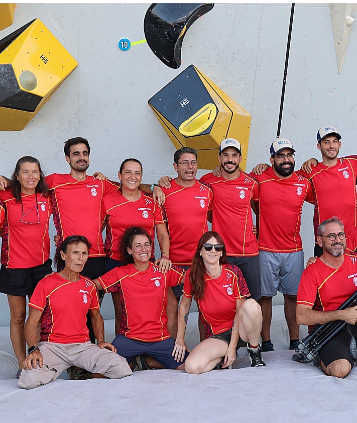 Imagen secundaria 2 - Manuel Pastor y Júlia Benach se coronan en bloque para cerrar la Copa de España de Escalada en Mijas