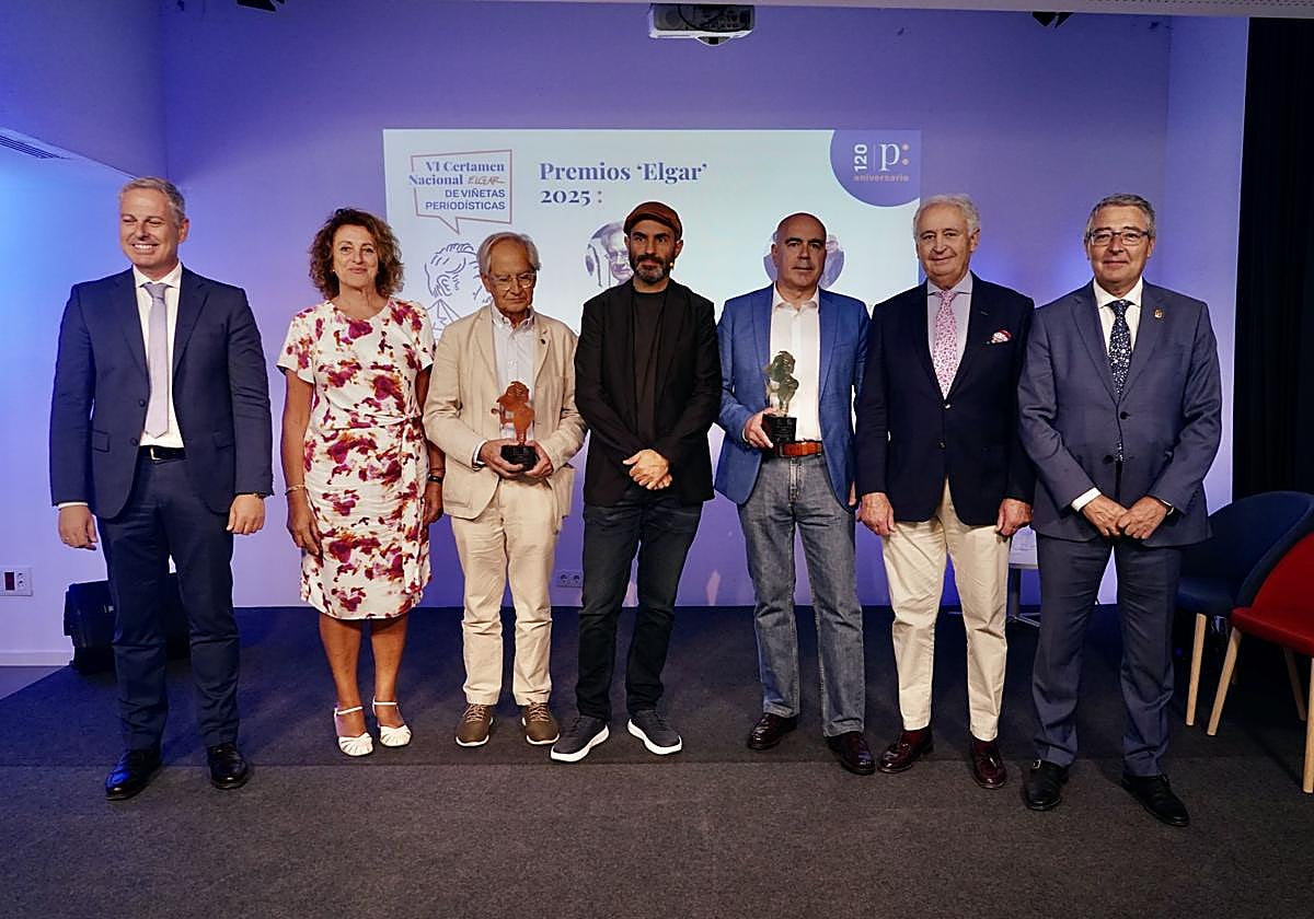 El Roto y Pinto Chinto reivindican la libertad de expresión a través de la sátira en los Premios Elgar