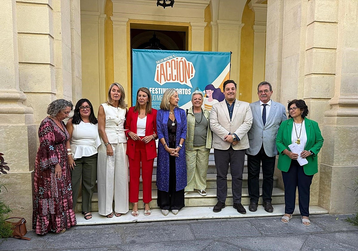 La consejera de Salud, Rocío Hernández, en la presentación del festival de cortos y salud mental.