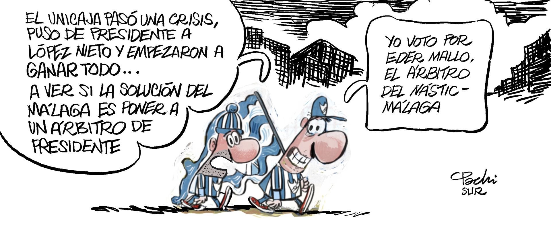 La actualidad deportiva de este mes de septiembre, en las viñetas de Pachi