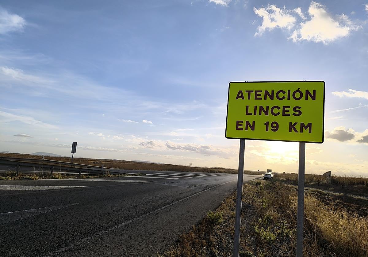 Cartel situado cerca del casco urbano de Campillos.