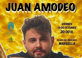 Cartel del espectáculo del conocido humorista sevillano.