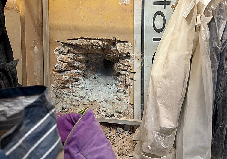 Vídeo: Reconstrucción del camino de los ladrones desde la entrada hasta el butrón.