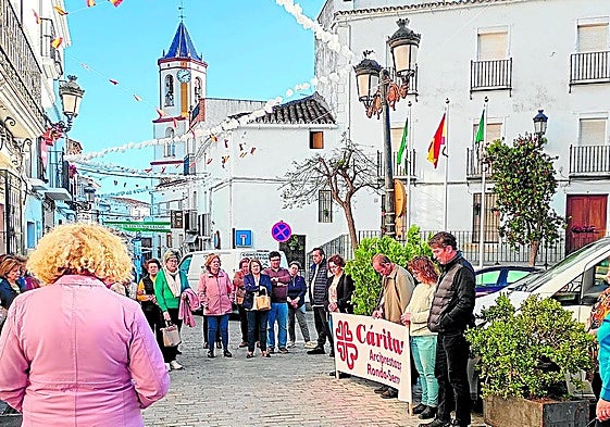 Circulo de Silencio celebrado recientemente en la localidad de Yunquera.