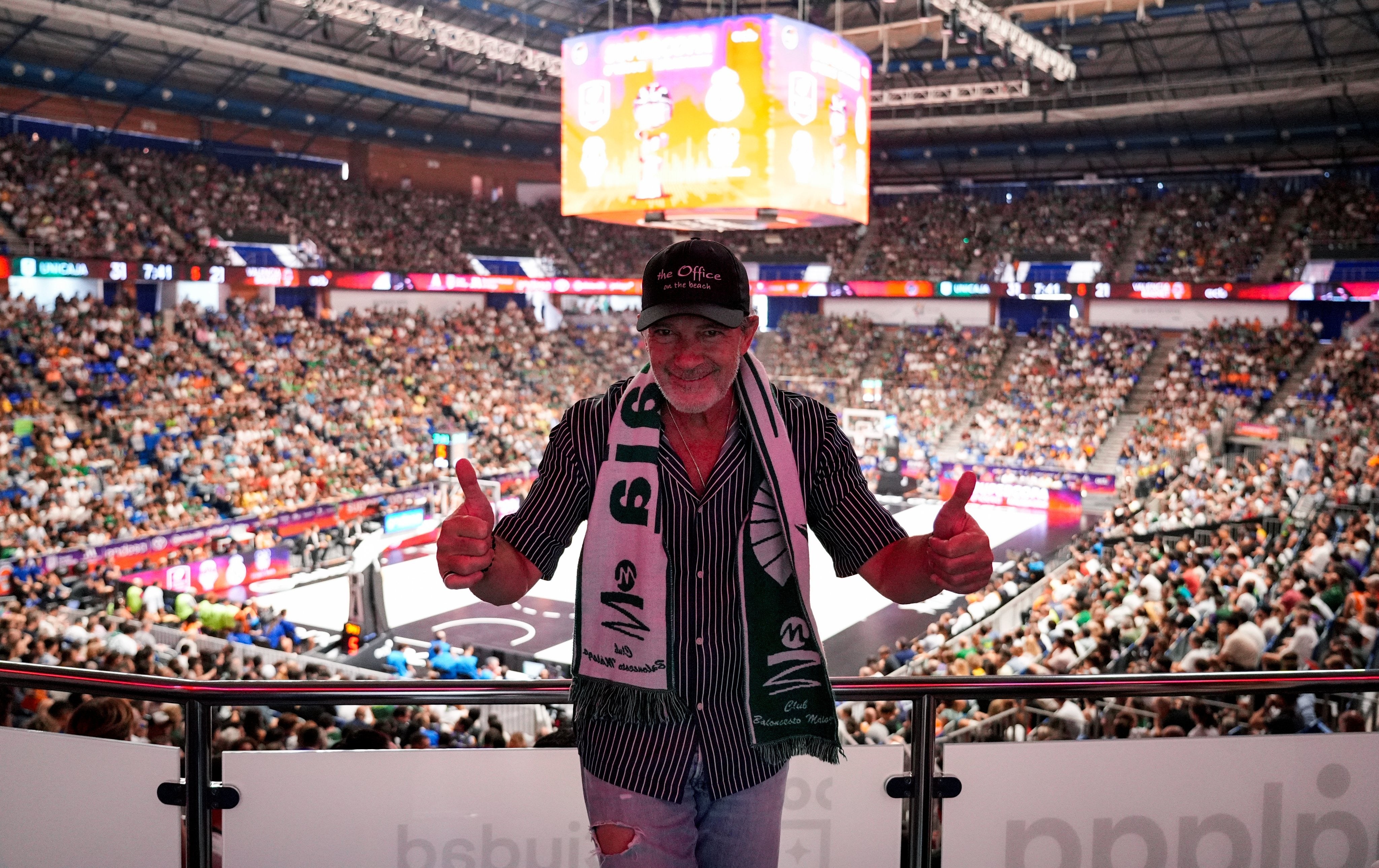 Banderas, en el Carpena este sábado