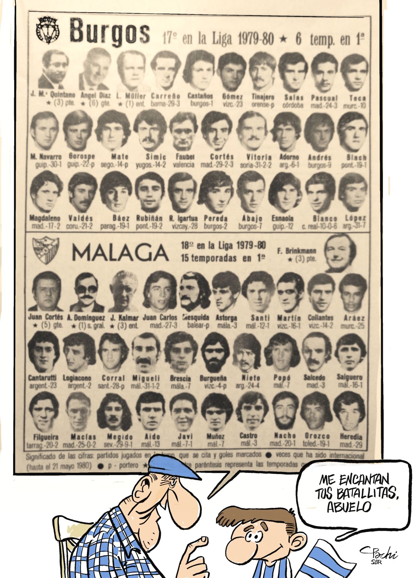 La actualidad deportiva de este mes de septiembre, en las viñetas de Pachi