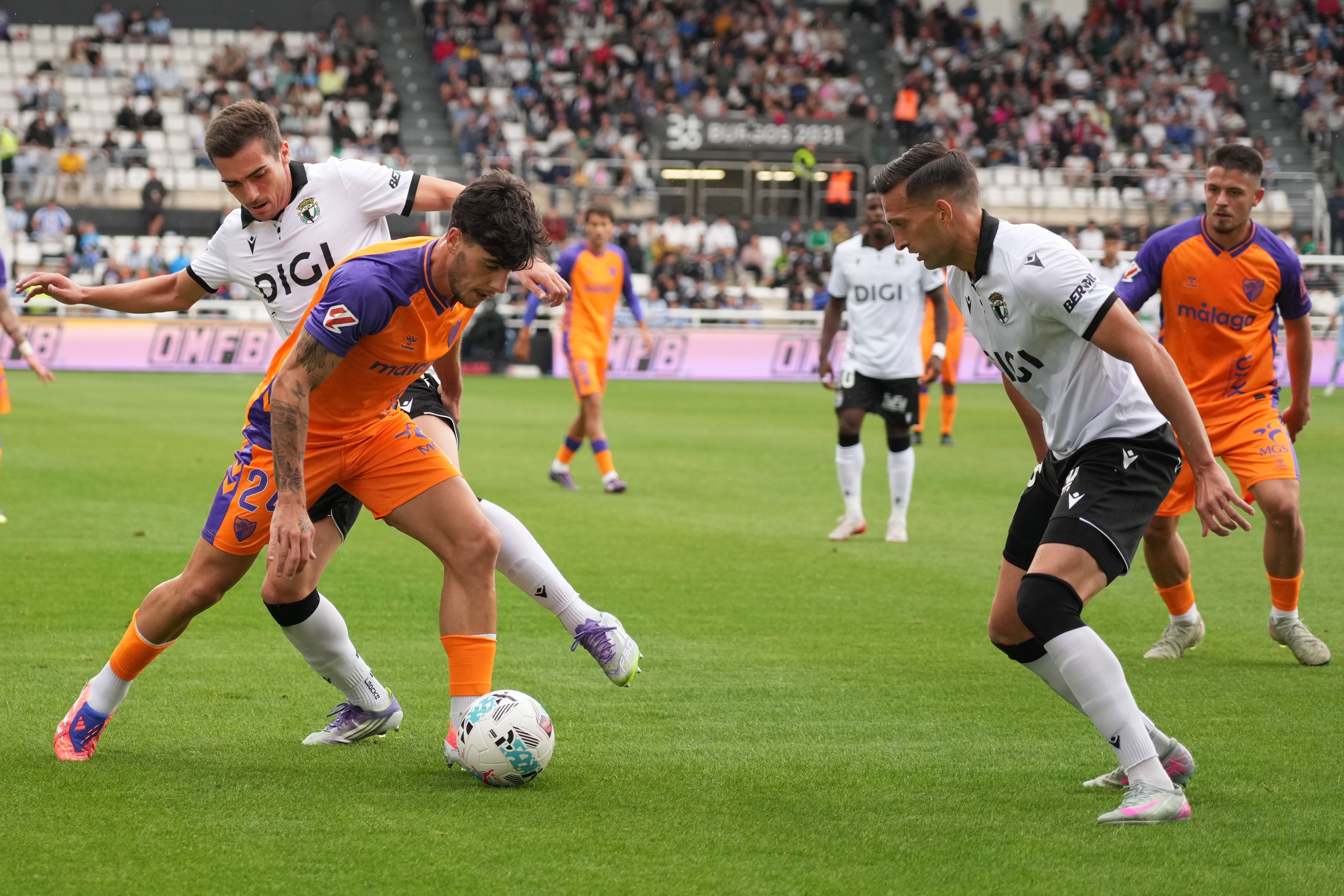 Las mejores imágenes del Burgos-Málaga