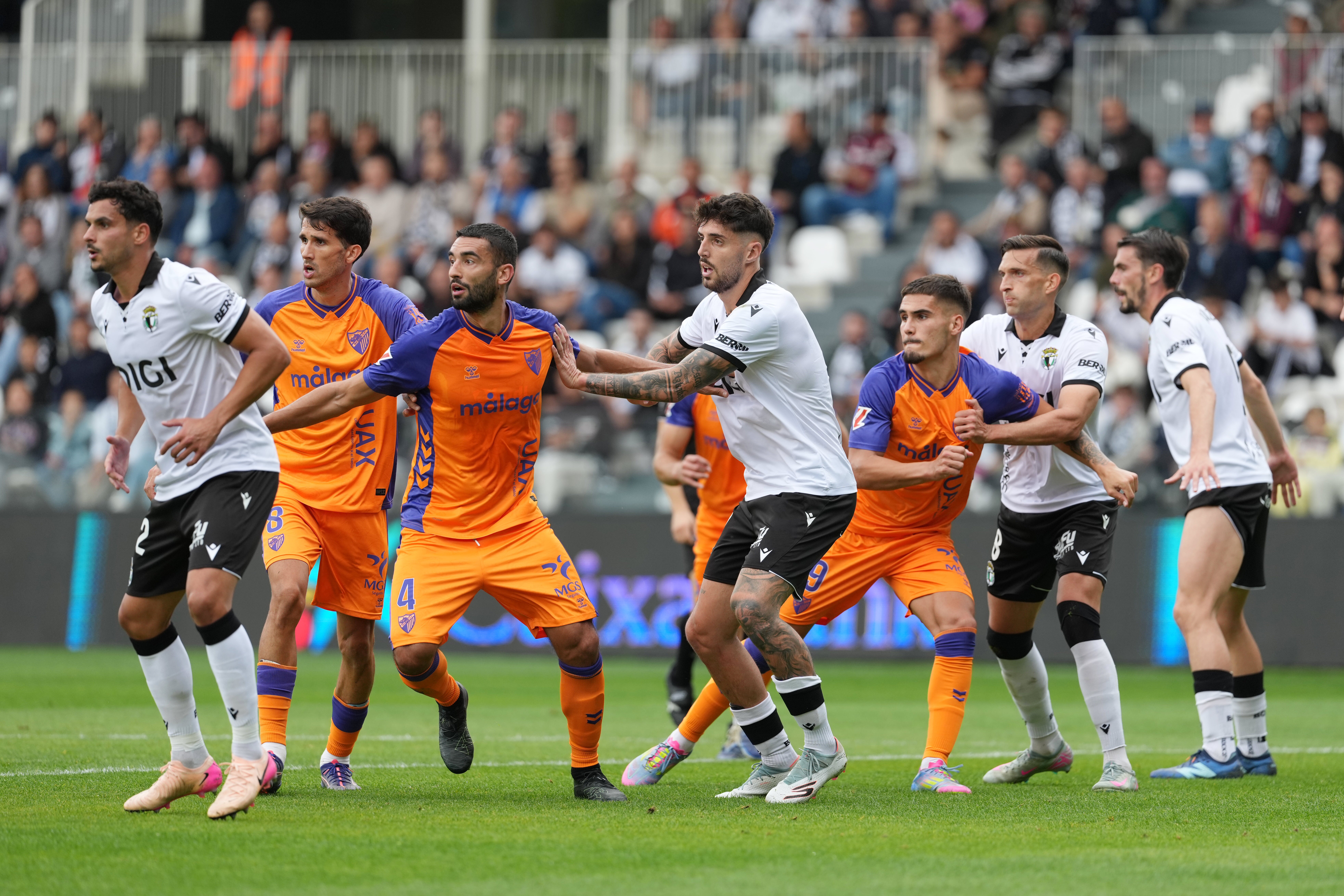 Las mejores imágenes del Burgos-Málaga