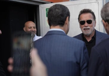 Arnold Schwarzenegger: «Málaga es una ciudad preciosa, lo que he visto es espectacular»