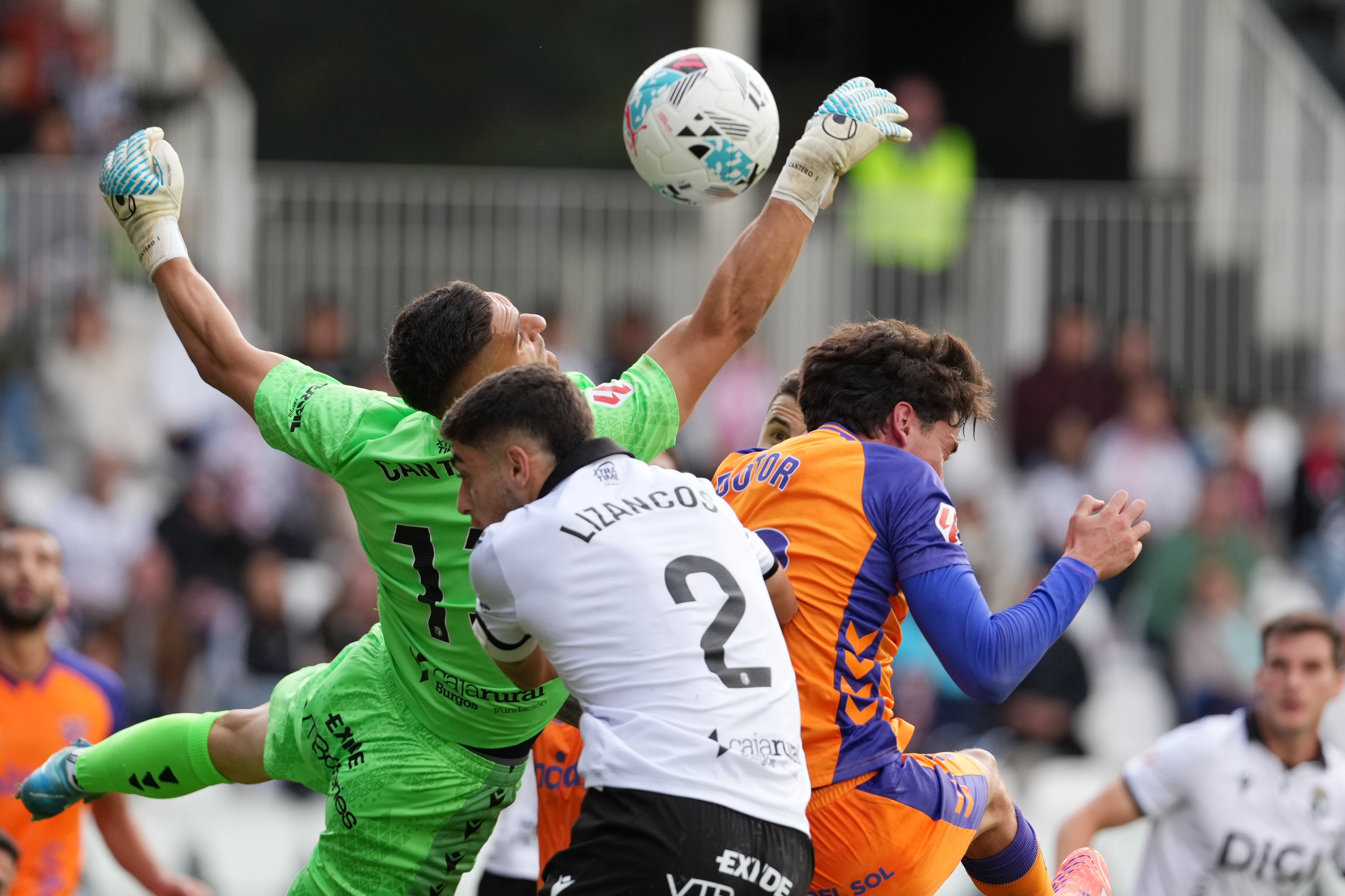 Las mejores imágenes del Burgos-Málaga