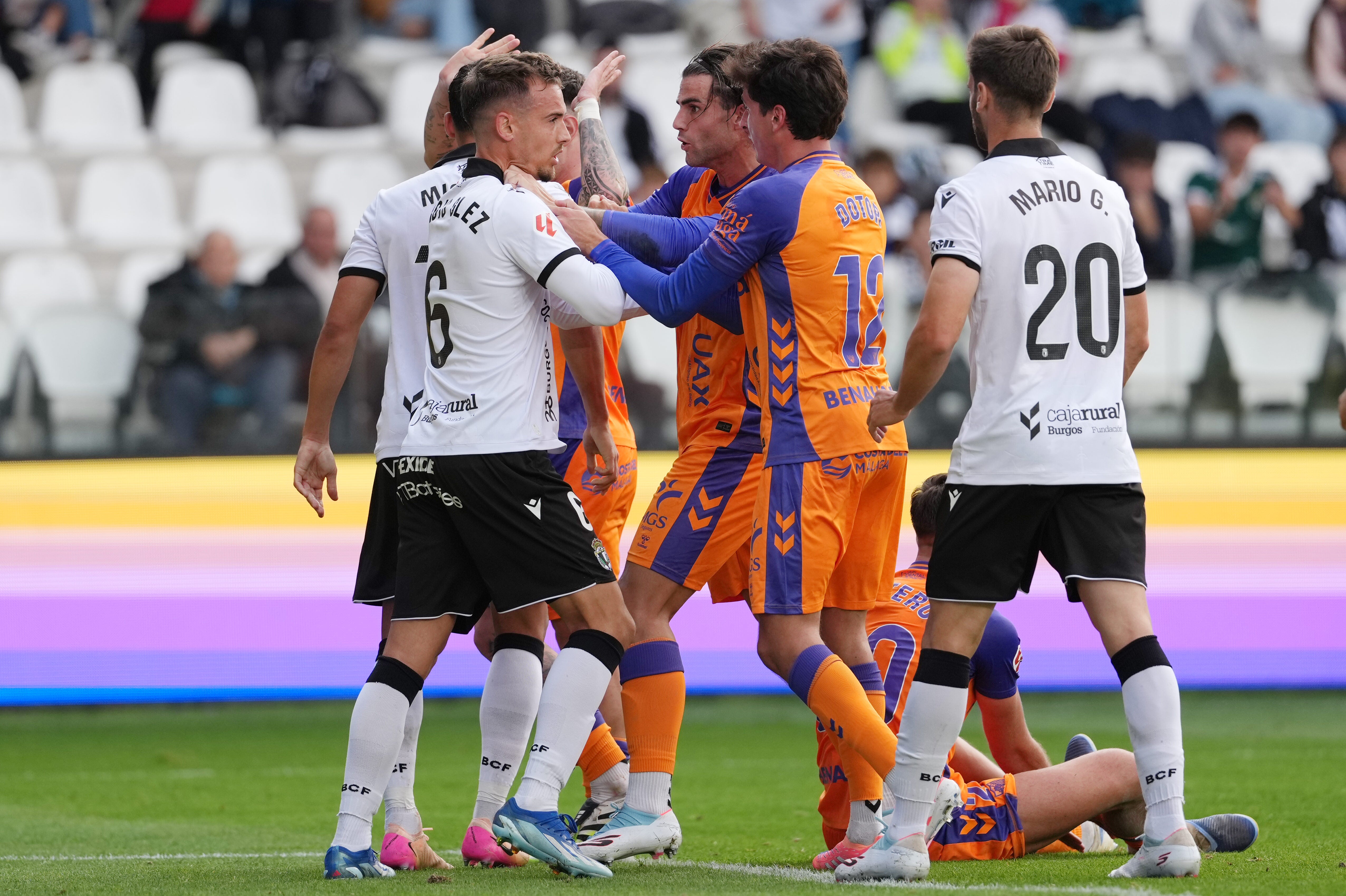 Las mejores imágenes del Burgos-Málaga