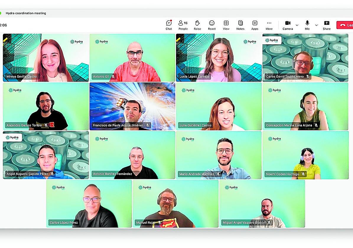 Una reunión del equipo humano que gestiona la plataforma Hydra DPP.