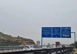 La autovía A-7, a su paso por Torremolinos.