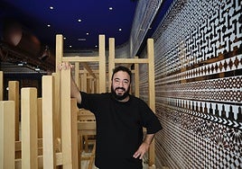 Diego René, en el interior del nuevo local.