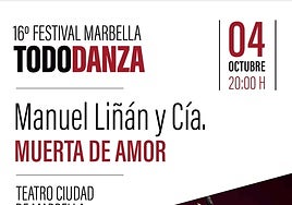 Cartel anunciador de la representación del espectáculo.