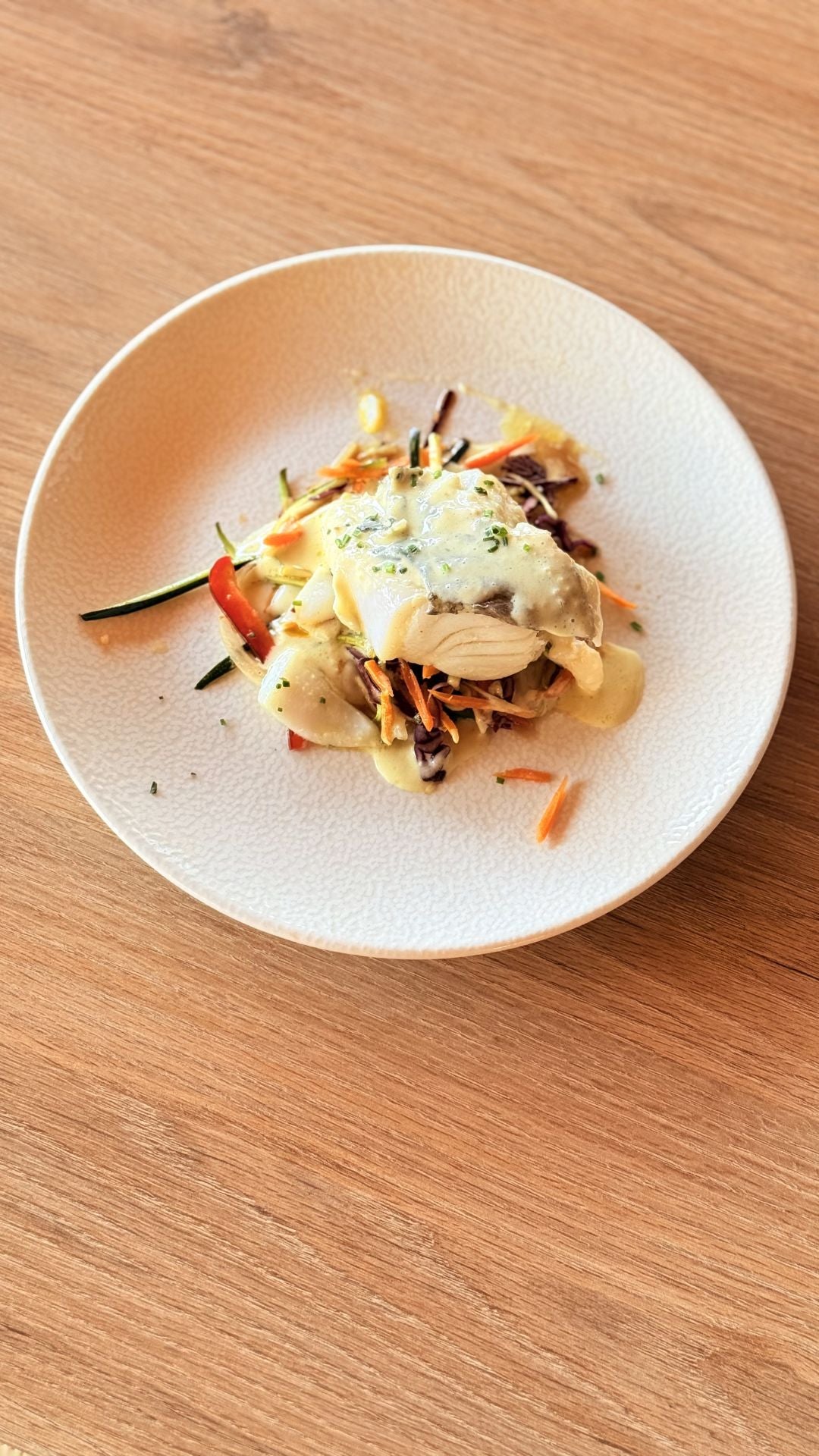 Ensaladilla con perdiz.