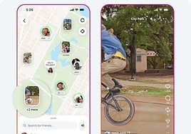 Captura de pantalla del mapa de Instagram que ya funciona en Estados Unidos