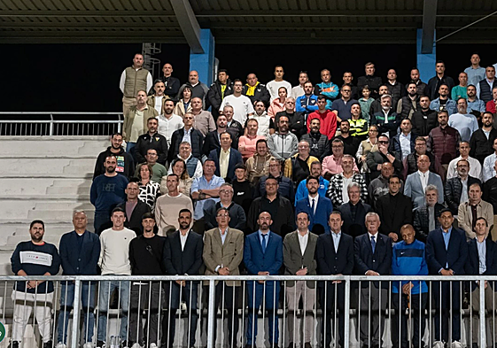 Representantes de los clubes, al presentarse el acuerdo marco, el 19 de noviembre de 2024.