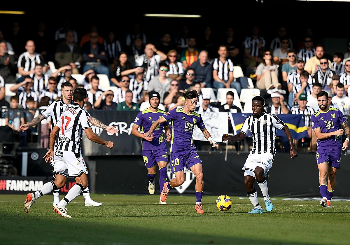Imagen del último Castellón-Málaga, en la primera vuelta de la temporada pasada.