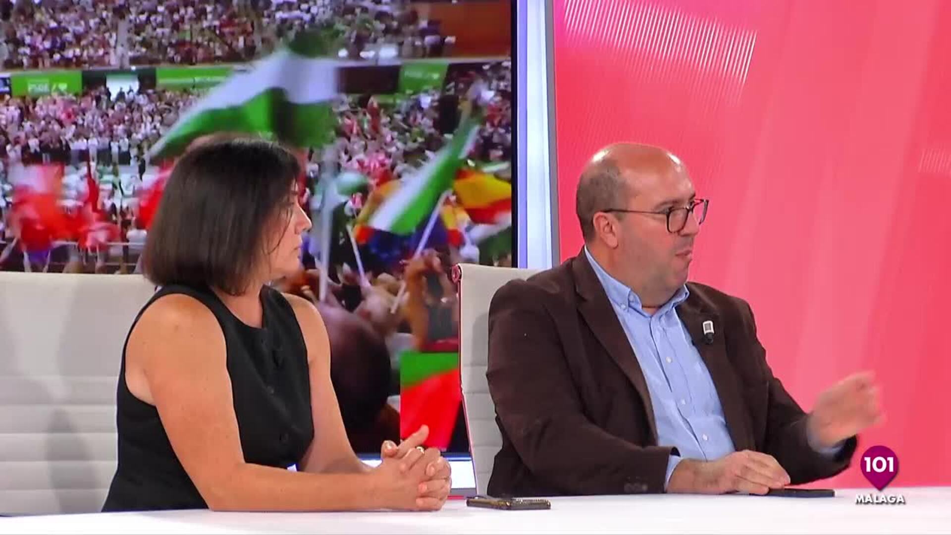 Mesa de actualidad con los periodistas de SUR, en el programa 'La Alameda'