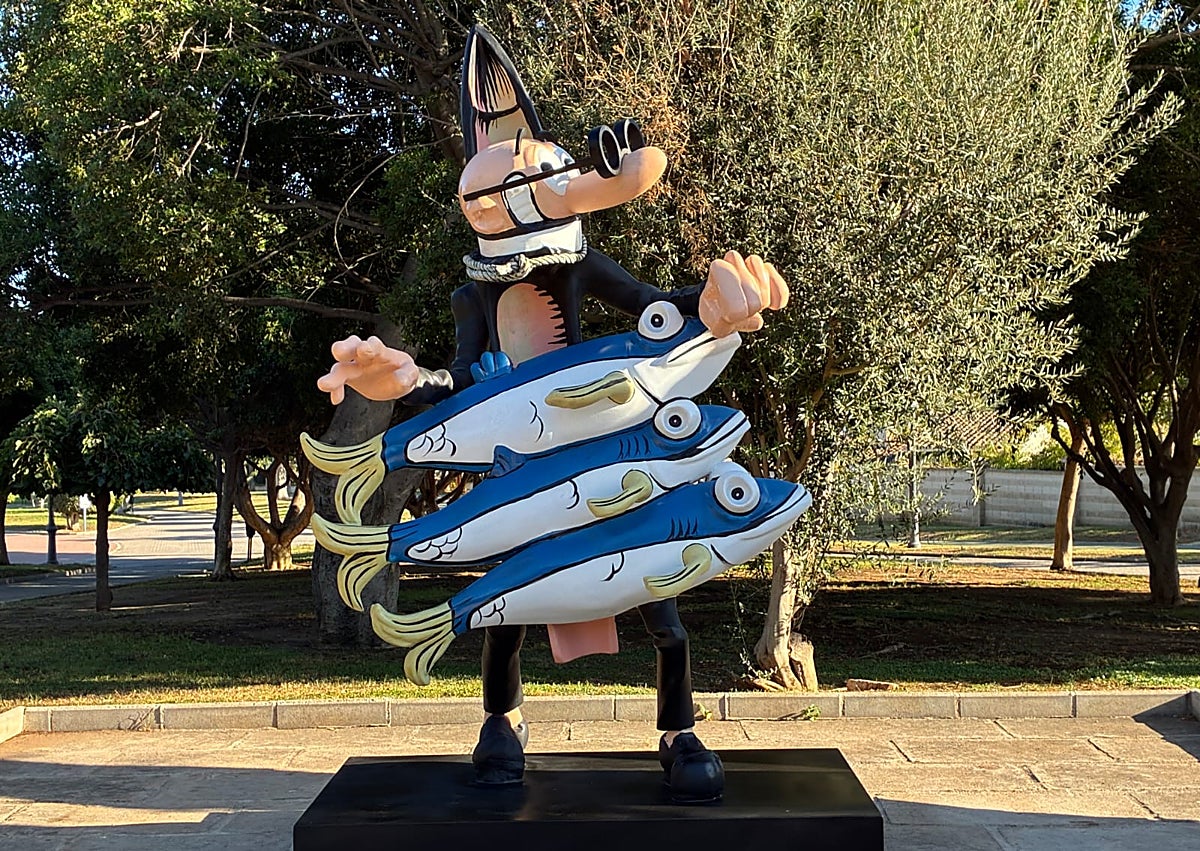 Imagen secundaria 1 - Mortadelo y Filemón ya están en el Parque de la Batería de Torremolinos