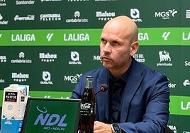 José Alberto López, en una rueda de prensa reciente.