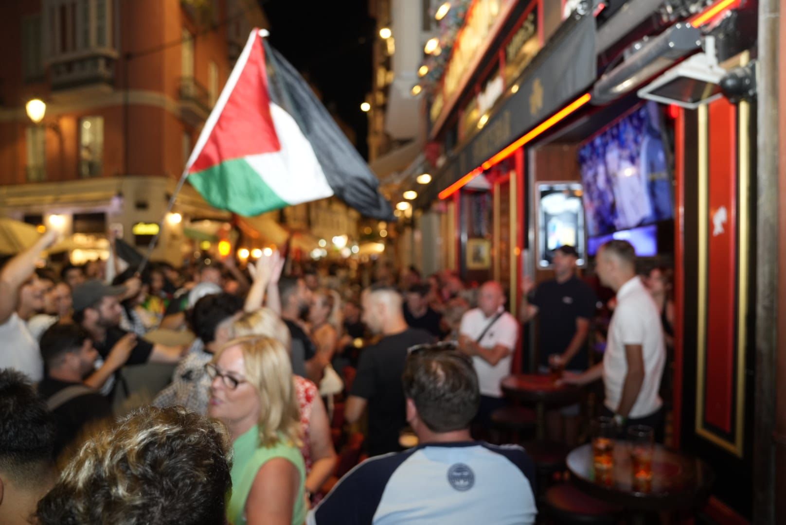 La protesta en Málaga por la flotilla de Gaza, en imágenes