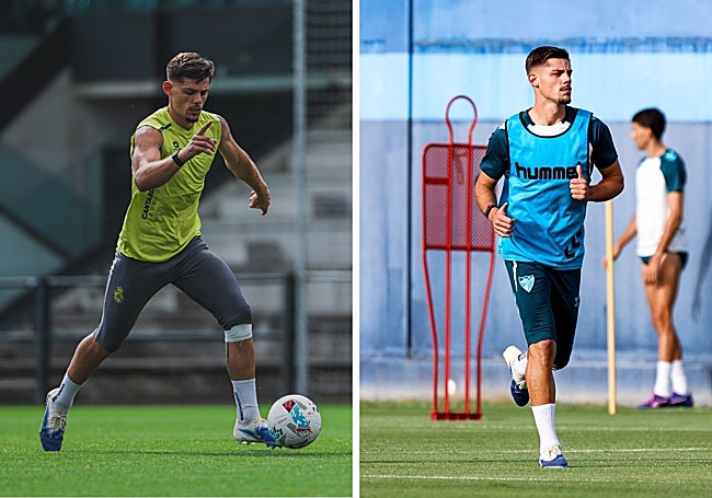 Javi Montero, jugador del Málaga y ex del Racing.