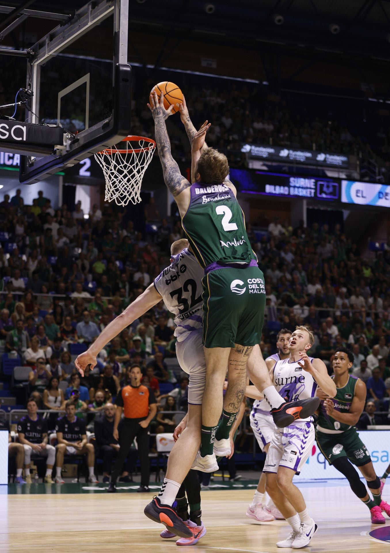 El Unicaja - Surne Bilbao, en imágenes