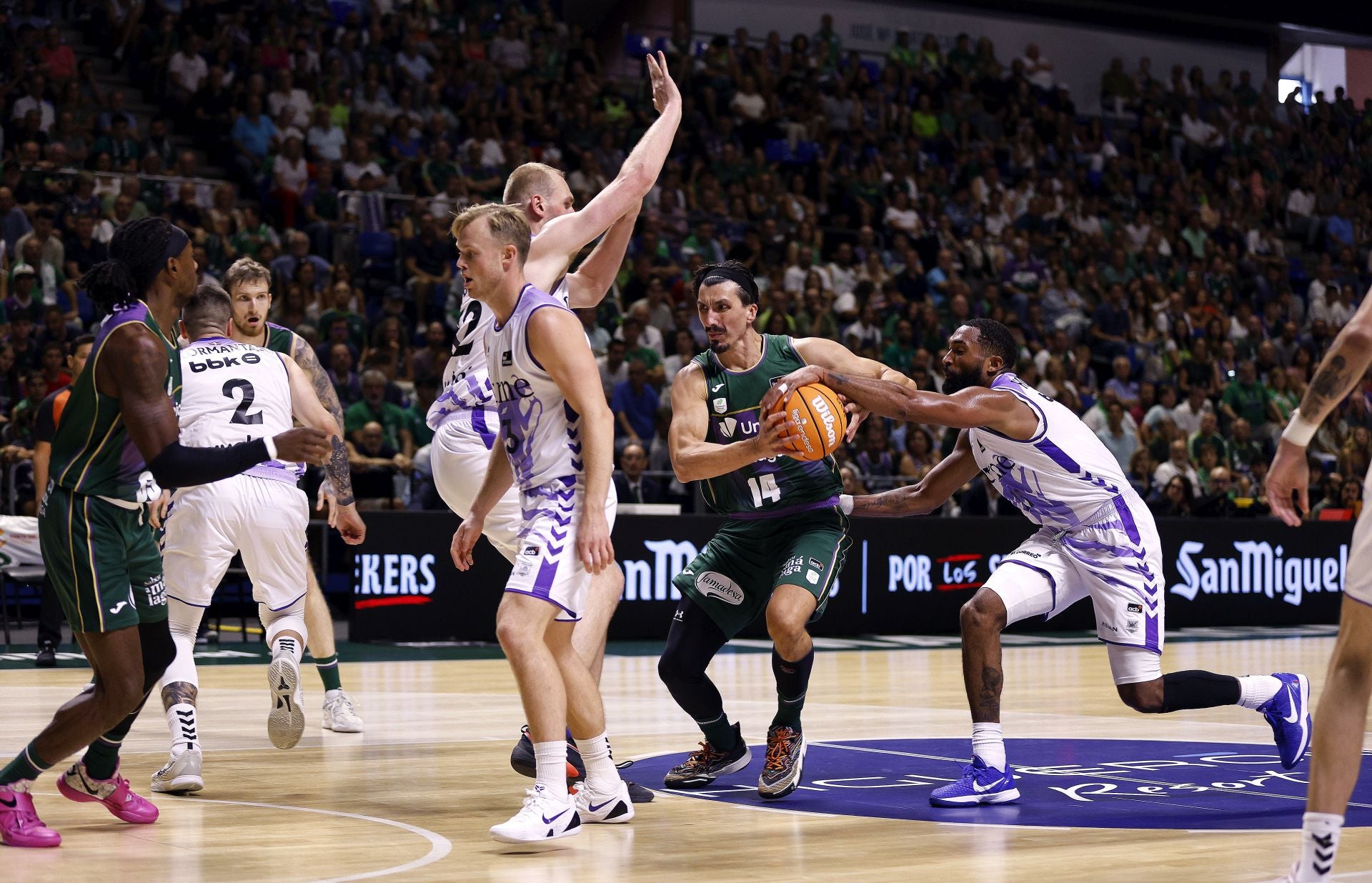 El Unicaja - Surne Bilbao, en imágenes