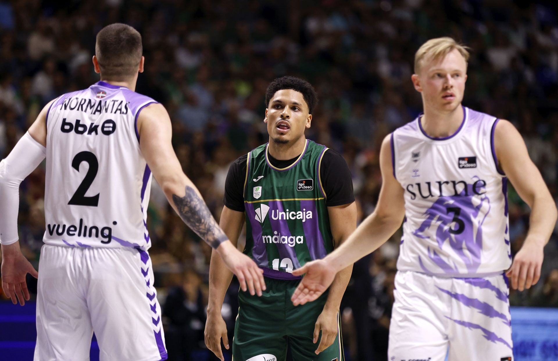 El Unicaja - Surne Bilbao, en imágenes